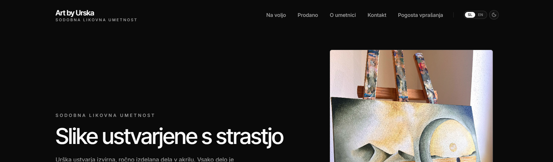 Dark Mode UI Close-up